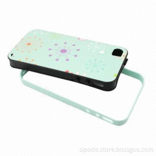 IMD case for iPhone 5S, made of PC + TPU material